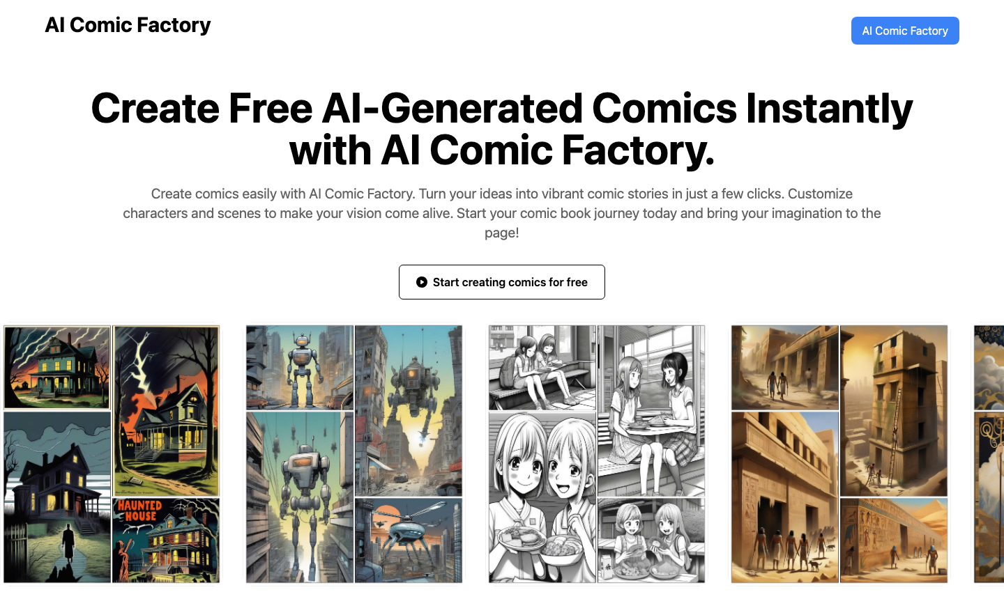 AI Comic Factory