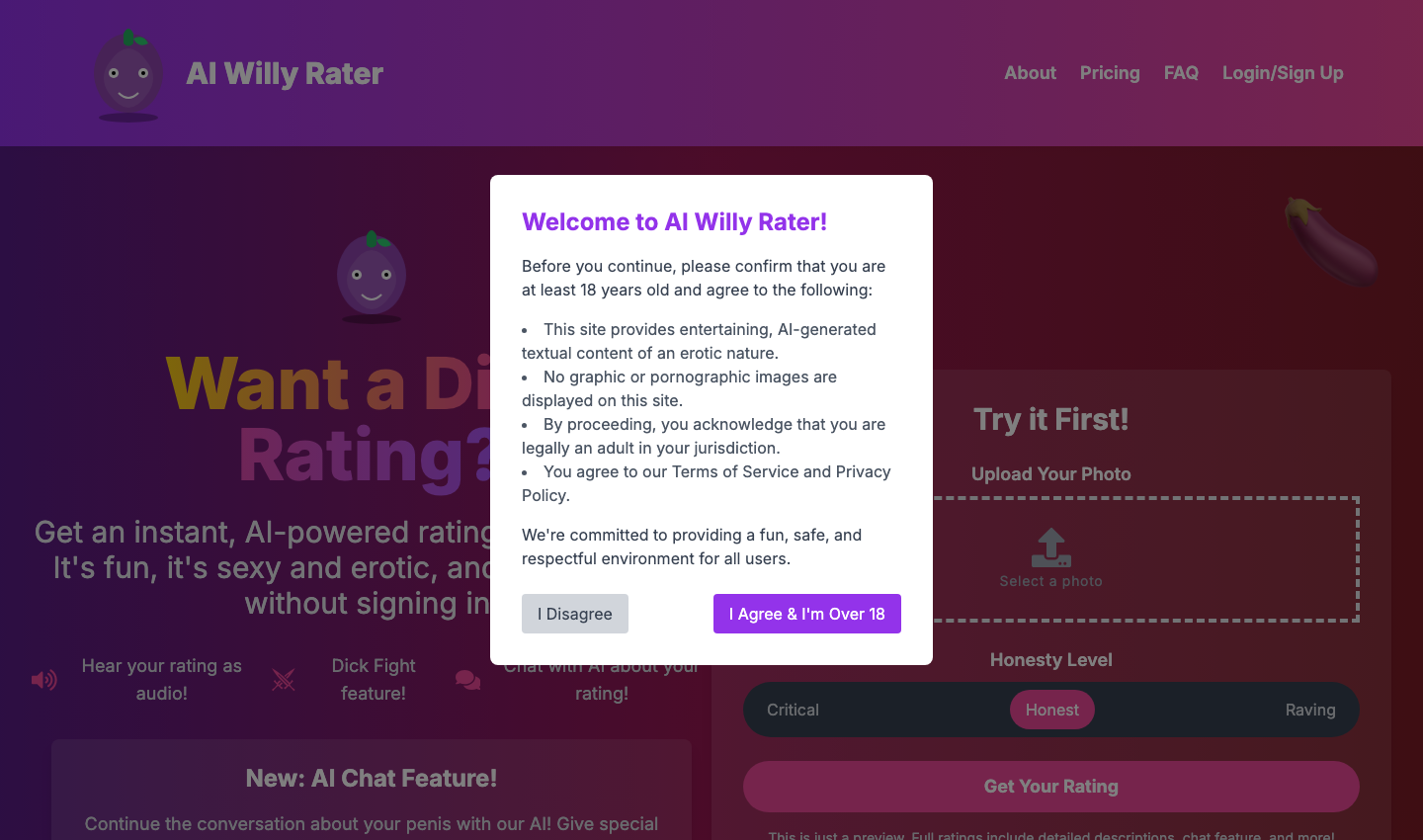 AI Willy Rater