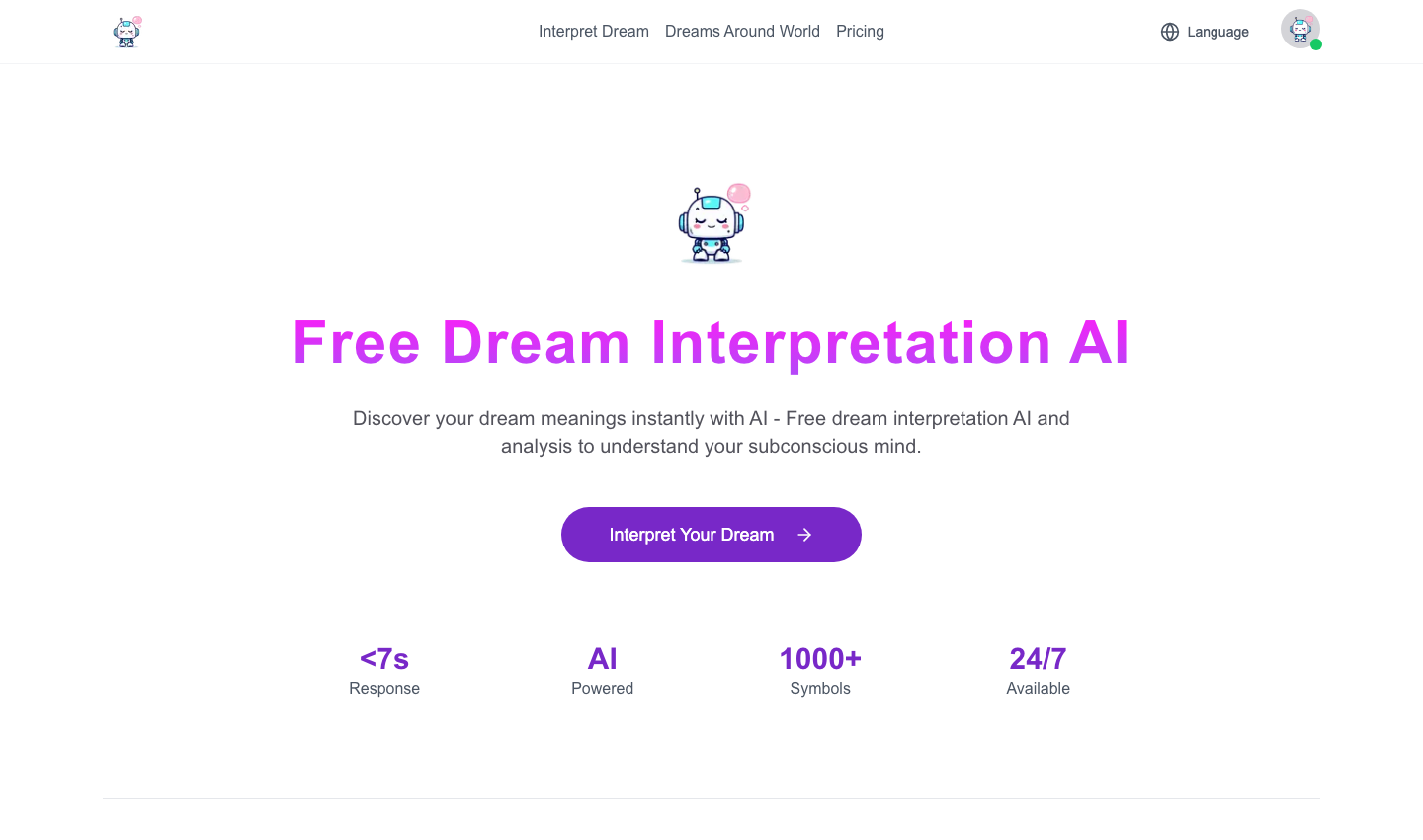 Dream Interpretation AI