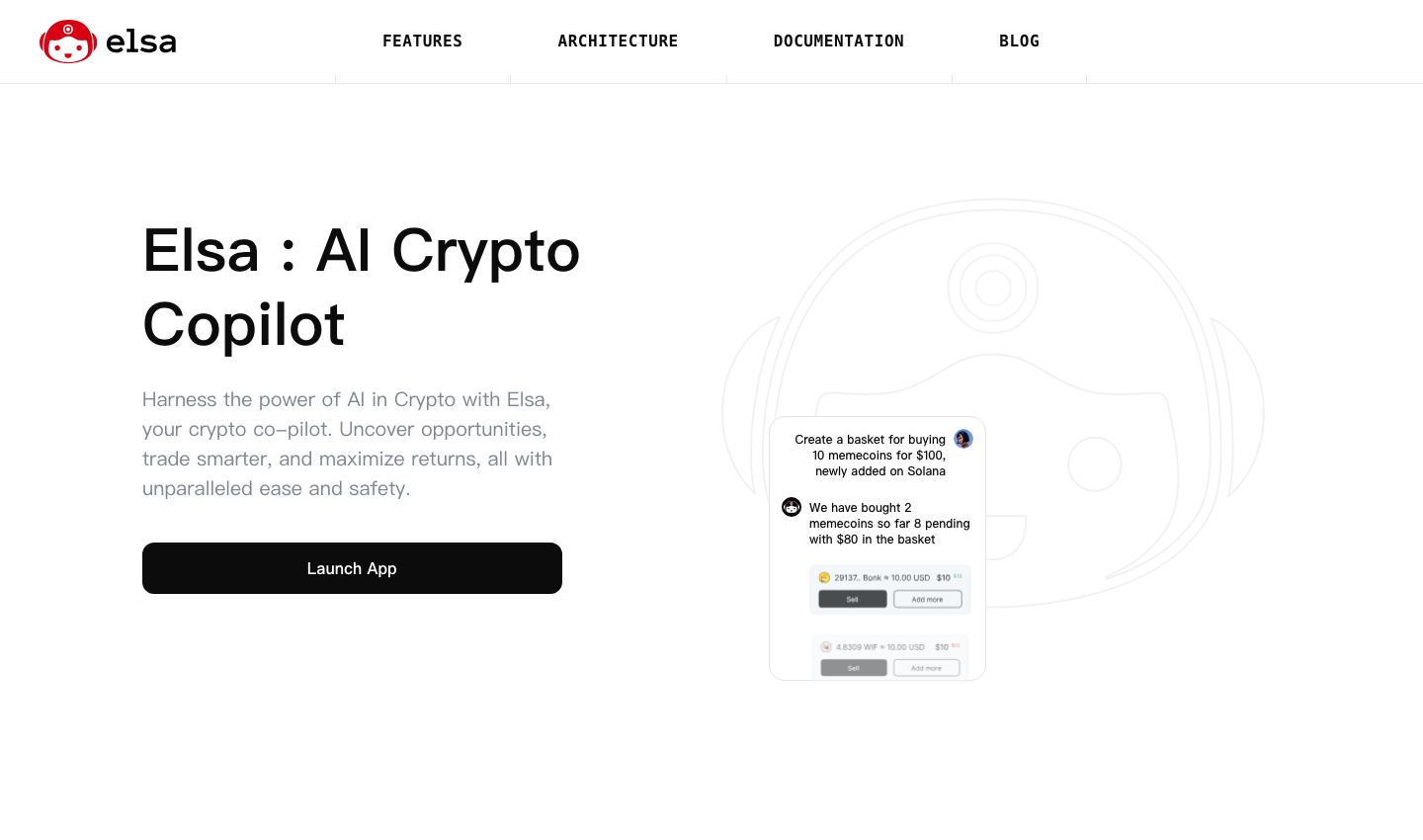 Elsa AI Crypto Copilot