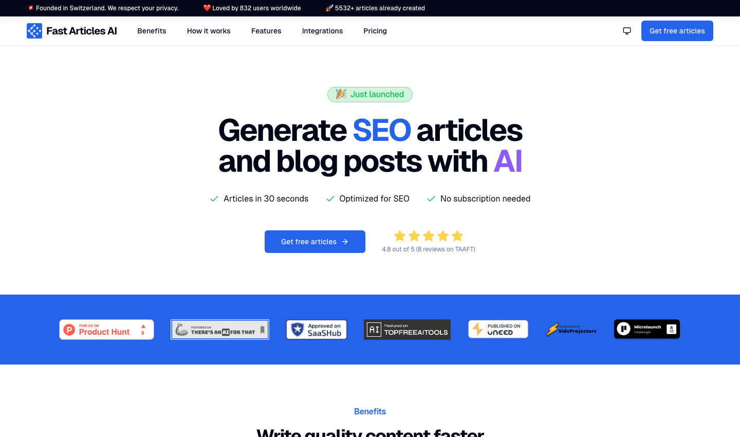 Fast Articles AI