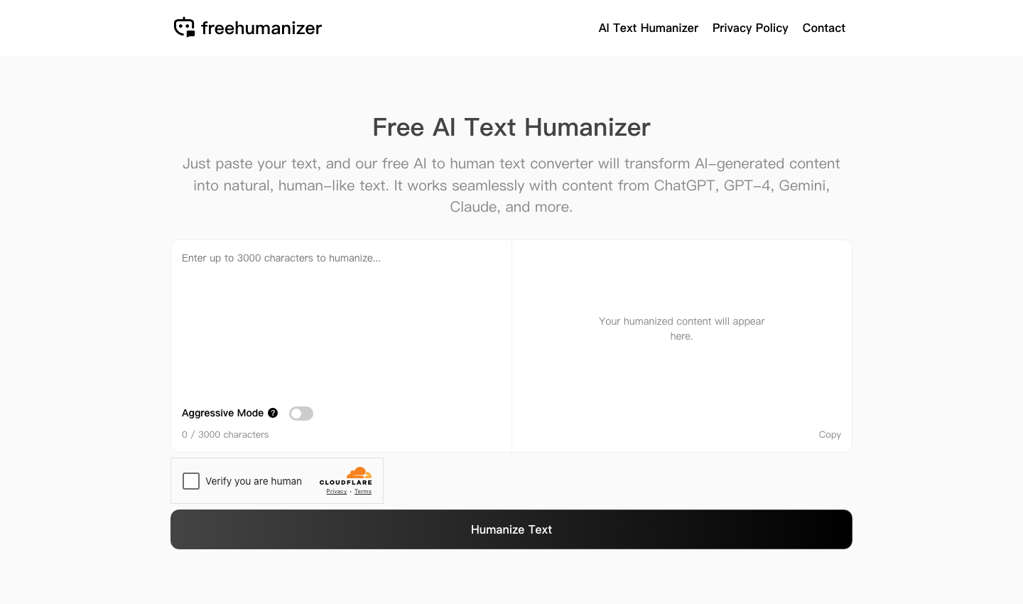 Free AI Humanizer