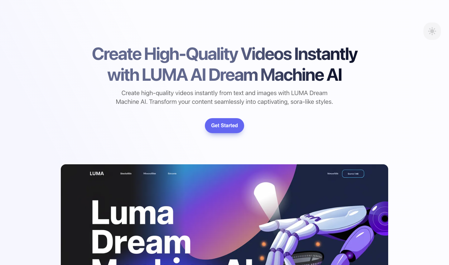 LUMA AI Dream Machine