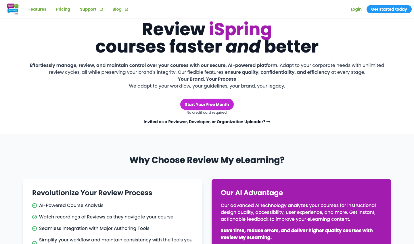 Review My eLearning