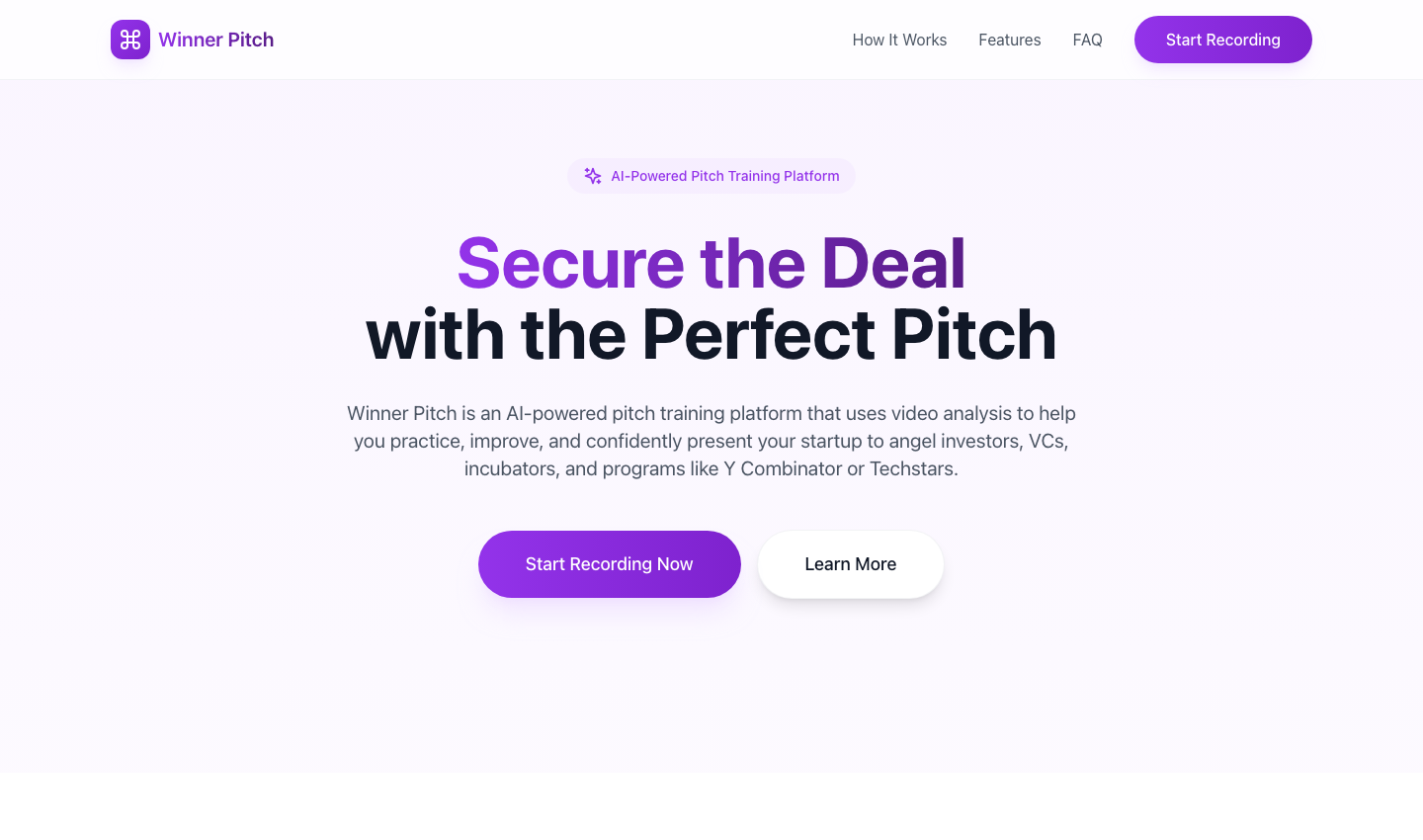 Winner Pitch