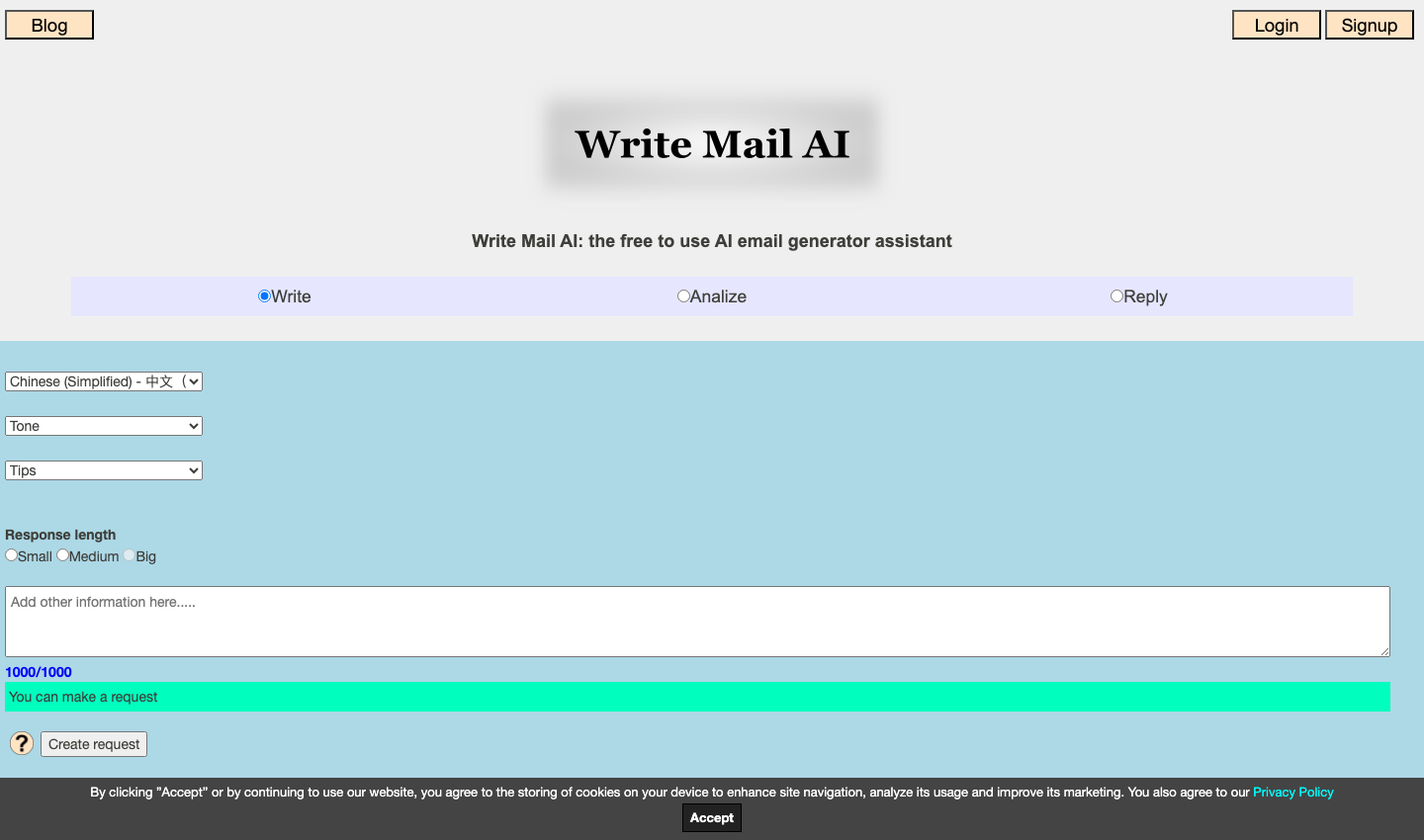 Write Mail AI