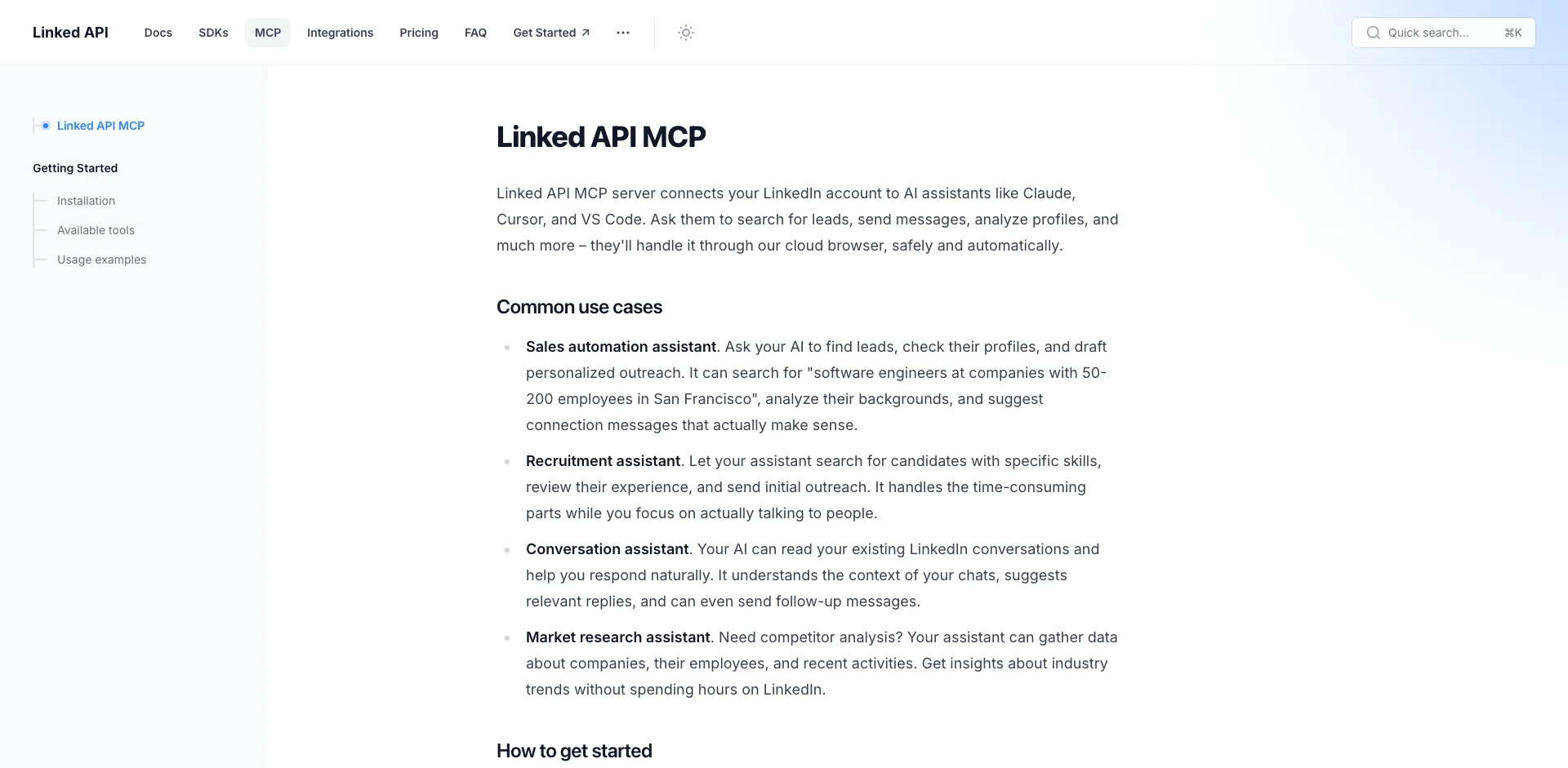 LinkedIn MCP