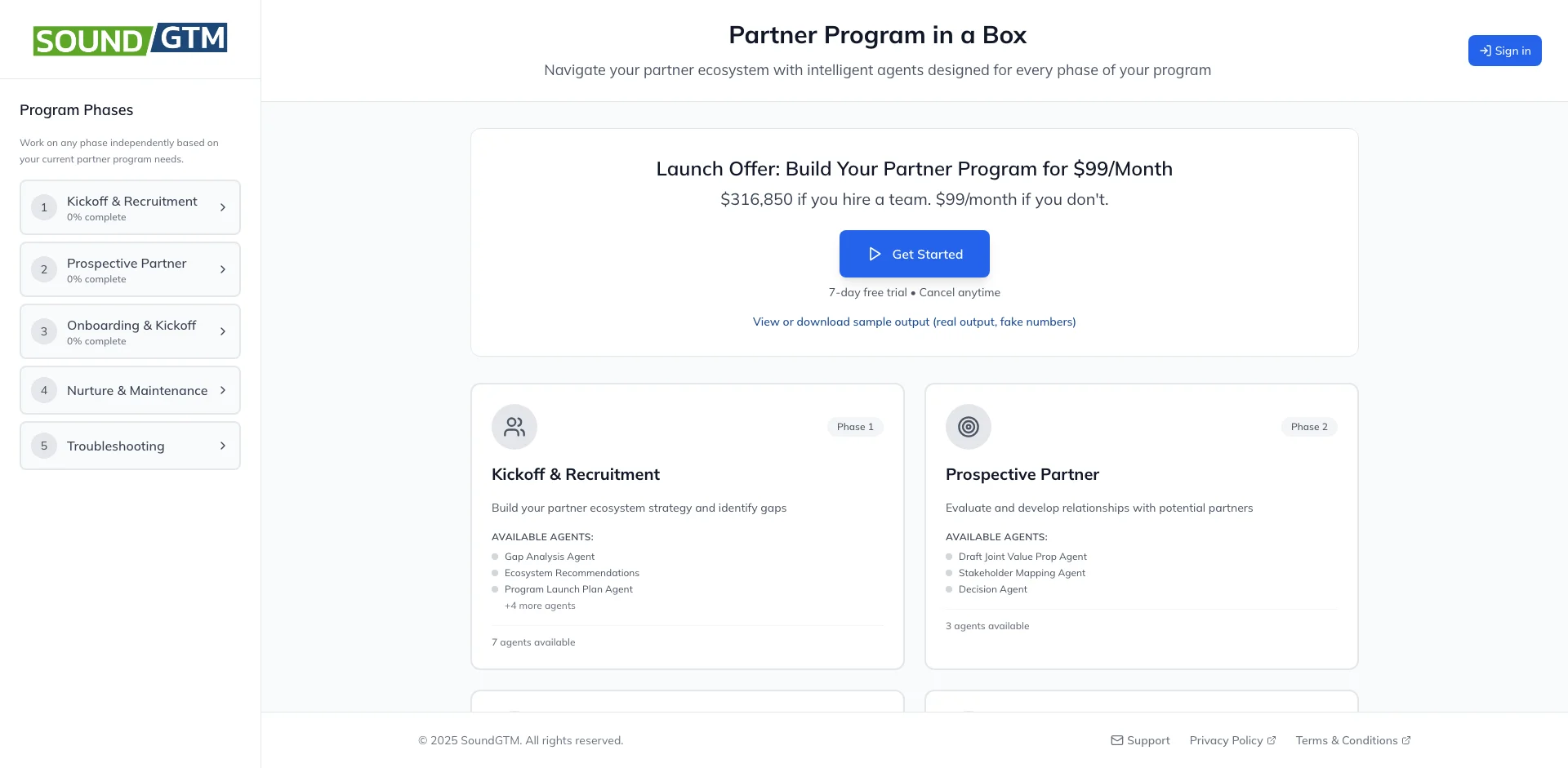 SoundGTM Partner Program in a Box