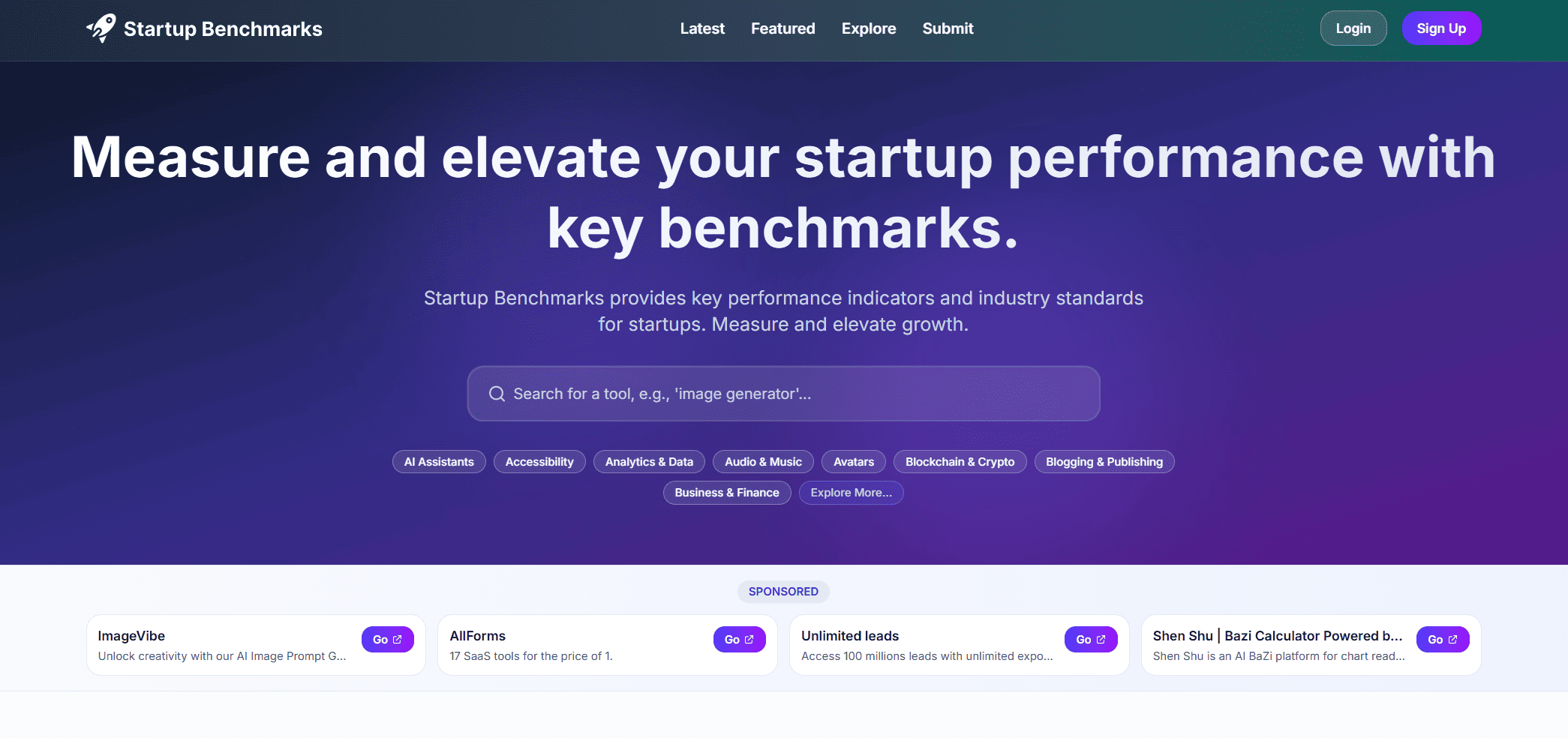 Startup Benchmarks