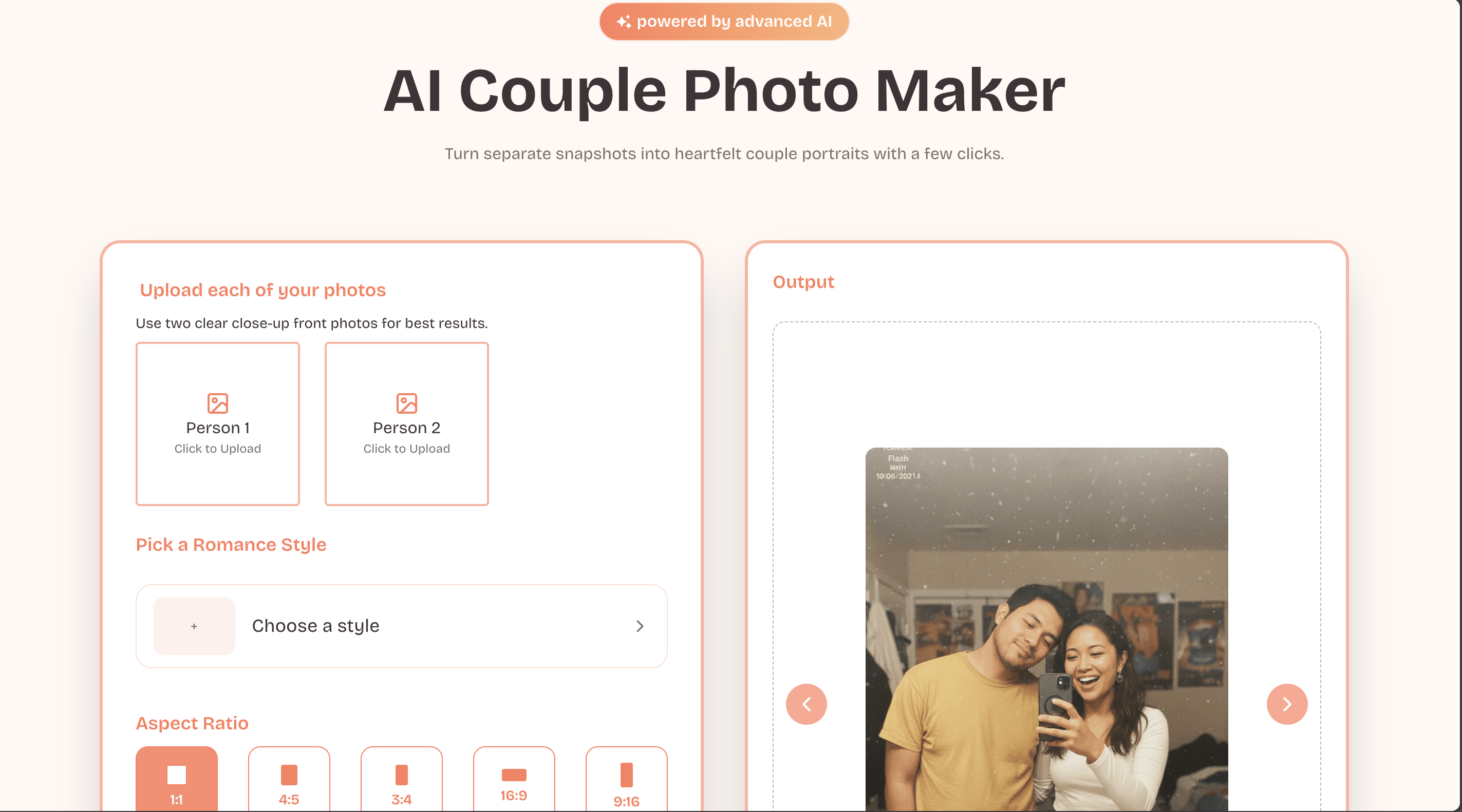 AI Couple Photo - Image 1