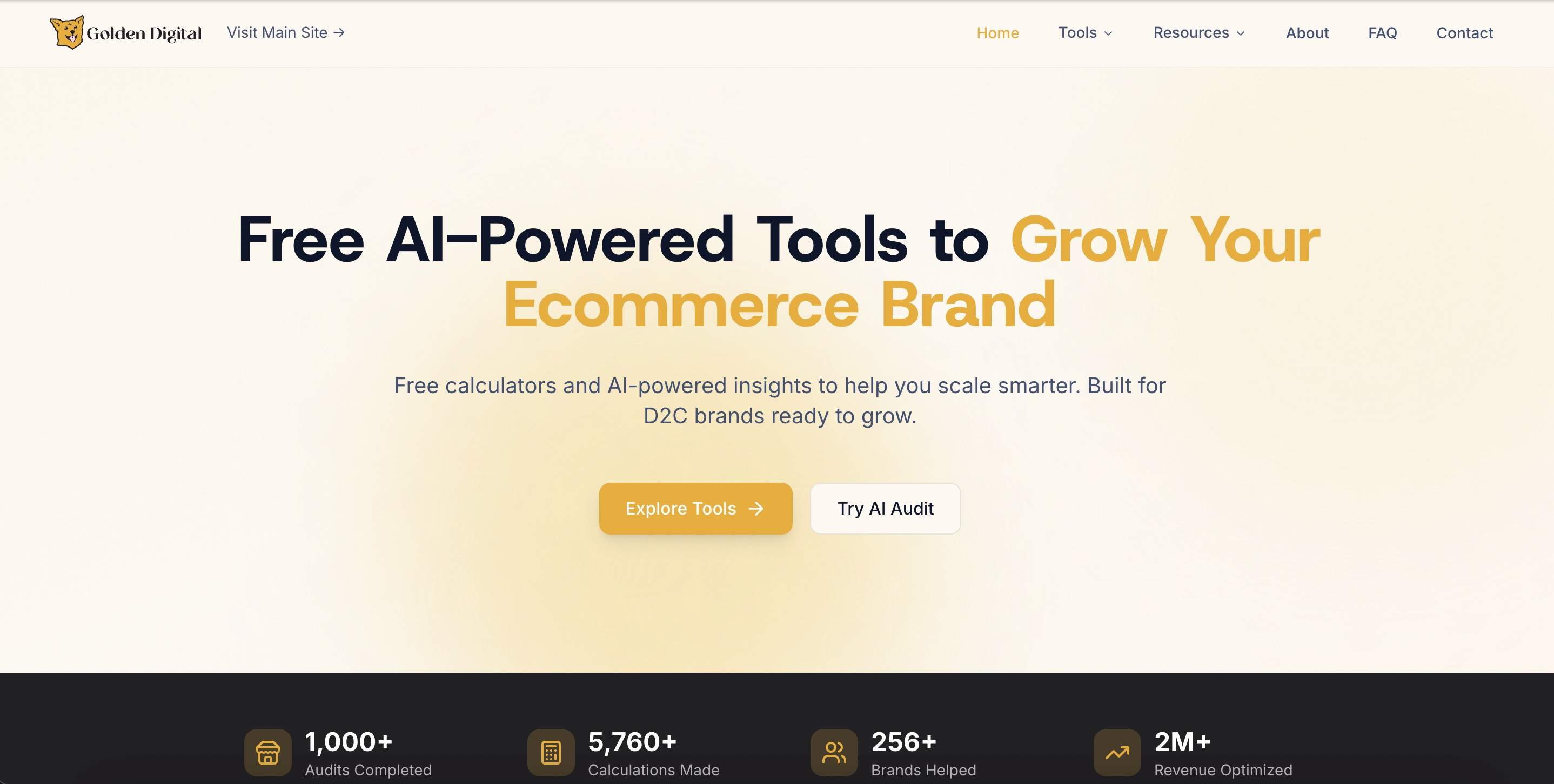 Golden Digital's Free D2C Marketing Tools - Image 1