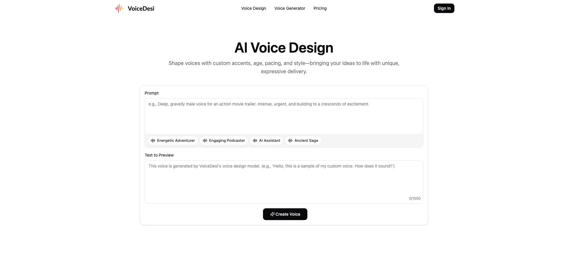 VoiceDesi